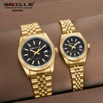 SNILLE Couple Gold Watch SNL-3333ML